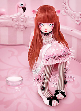位圖 插畫師 Natalie Shau 詭異唯美插畫 免費素材