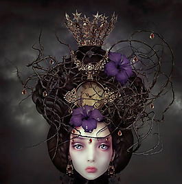 位圖 插畫師 Natalie Shau 詭異唯美插畫 免費素材