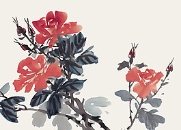 位圖 寫(xiě)意花卉 植物 花朵 免費(fèi)素材