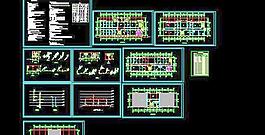 四層商業(yè)辦公樓給排水建筑施工設(shè)計圖