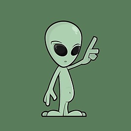 印花矢量圖 卡通 人物 外星人 童裝 免費素材