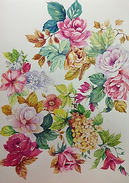 位圖 寫意花卉 植物 花朵 免費(fèi)素材