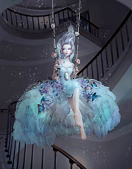 位圖 插畫師 Natalie Shau 詭異唯美插畫 免費素材