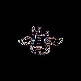 位圖 燙鉆 音樂元素 貝斯 翅膀 免費(fèi)素材