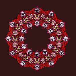 印花矢量圖 幾何專題 民族風(fēng) 女裝 免費(fèi)素材
