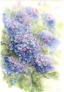 位圖 寫意花卉 植物 花朵 免費素材