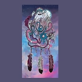 印花矢量圖 藝術(shù)效果 水彩 怪物 生活元素 免費(fèi)素材
