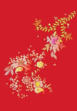 韓國花紋矢量圖下載018