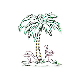 位圖 燙鉆 植物 樹 椰樹 免費素材