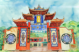 位圖 插畫 藝術(shù)效果 水彩 中國風(fēng) 免費(fèi)素材