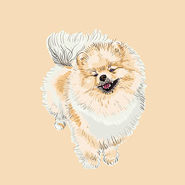 印花矢量圖 卡通 動物 狗 藝術(shù) 免費素材