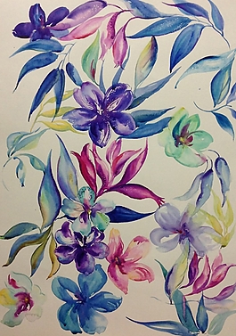 位圖 寫意花卉 植物 花朵 免費(fèi)素材
