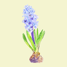 印花矢量圖 藝術效果 水彩 植物 花卉 免費素材