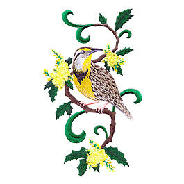 位圖 繡花 動(dòng)物 鳥(niǎo) 植物 免費(fèi)素材
