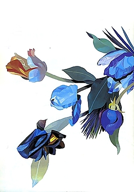 位圖 寫意花卉 植物 花朵 免費素材