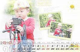 2010年兒童臺歷模板