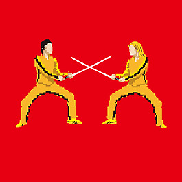印花矢量圖 藝術(shù)效果 馬賽克 人物 男人 免費(fèi)素材