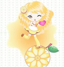 韓國兒童矢量圖021