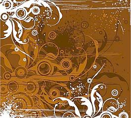 韓國(guó)潮流花紋矢量圖21