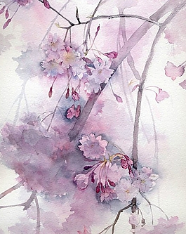 位圖 寫意花卉 植物 花朵 免費素材