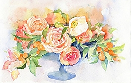 位圖 寫(xiě)意花卉 植物 花朵 免費(fèi)素材
