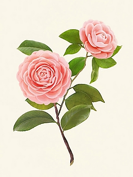 位圖 寫意花卉 植物 花朵 免費素材