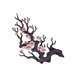 位圖 繡花 植物 樹(shù) 桃樹(shù) 免費(fèi)素材