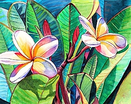 位圖 寫意花卉 植物 花朵 免費素材