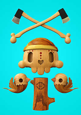 位圖 插畫(huà)師 Teodoru Badiu 3D插畫(huà) 免費(fèi)素材