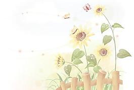 韓國植物裝飾邊框矢量圖23