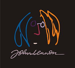 John_Lennon logo設計欣賞 John_Lennon音樂標志下載標志設計欣賞