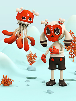 位圖 插畫(huà)師 Teodoru Badiu 3D插畫(huà) 免費(fèi)素材