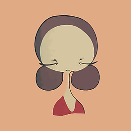 印花矢量圖 卡通 人物 女孩 簡(jiǎn)筆 免費(fèi)素材