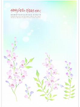 韓國春天風(fēng)光矢量圖15