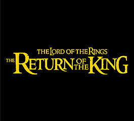 The_Lord_Of_The_Rings(2) logo设计欣赏 The_Lord_Of_The_Rings(2)好莱坞电影标志下载标志设计欣赏