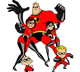 The_Incredibles(2) logo设计欣赏 The_Incredibles(2)好莱坞电影标志下载标志设计欣赏
