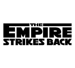 The_Empire_Strikes_Back(1) logo设计欣赏 The_Empire_Strikes_Back(1)好莱坞电影标志下载标志设计欣赏