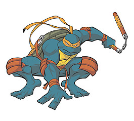 Teenage_Mutant_Ninja_Turtles(3) logo设计欣赏 Teenage_Mutant_Ninja_Turtles(3)好莱坞电影标志下载标志设计欣赏