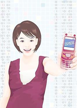韓國白領(lǐng)女性矢量圖22