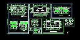 一層仿古式廁所建筑設(shè)計(jì)圖