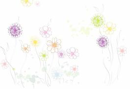 時尚花樣女人矢量圖23