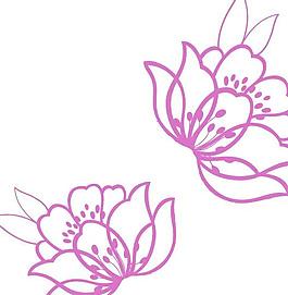 時尚花樣女人矢量圖02
