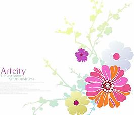 韓國時尚花形花邊矢量圖26