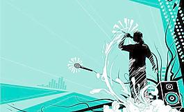 最新時(shí)尚潮流圖案矢量圖378