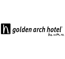 Golden_Arch_Hotel(1) logo設計欣賞 Golden_Arch_Hotel(1)賓館業(yè)LOGO下載標志設計欣賞