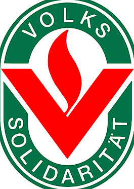 Volkssolidaritaet logo設(shè)計欣賞 Volkssolidaritaet保健組織LOGO下載標(biāo)志設(shè)計欣賞