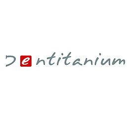 Dentitanium logo設計欣賞 Dentitanium醫(yī)療機構標志下載標志設計欣賞