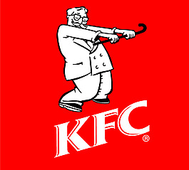 KFC-_Kentucky_Fried_Chicken logo設計欣賞 KFC-_Kentucky_Fried_Chicken知名餐廳LOGO下載標志設計欣賞