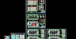 三層220kV總降壓站建筑設(shè)計施工圖