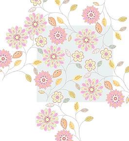 韓國花紋底紋素材矢量圖122